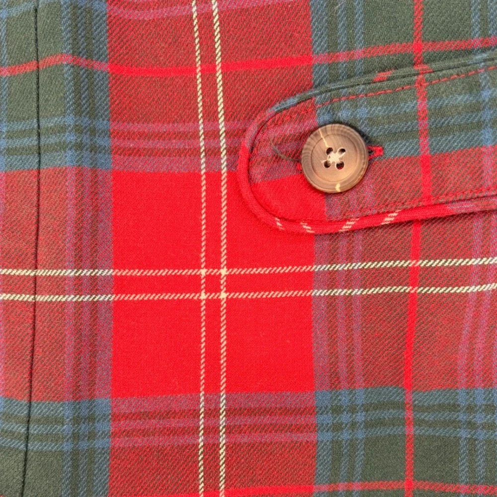 The Beaufort Bonnet‎ Company Overalls 18/24M Red Plaid Holiday Retro Preppy